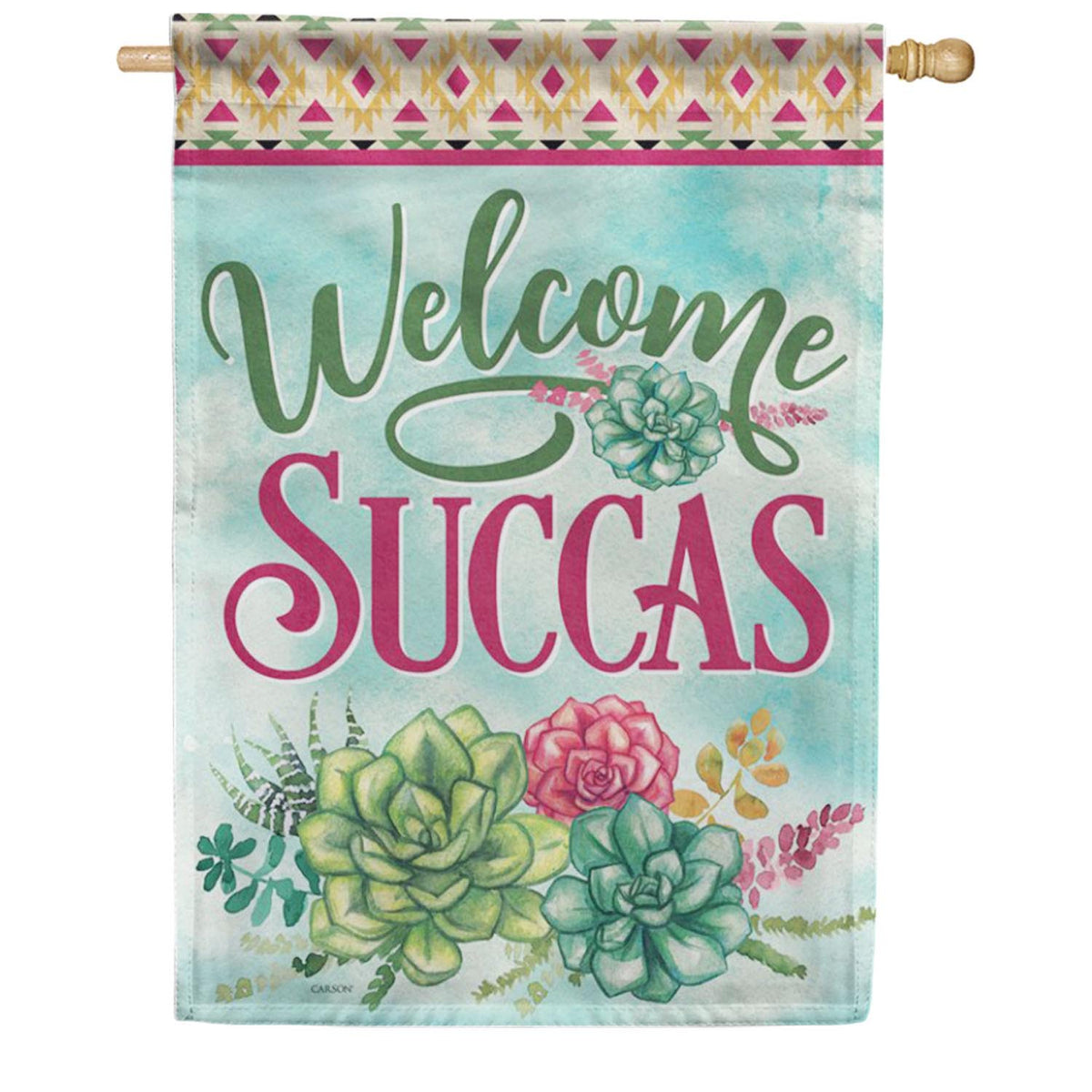 Welcome Succas House Flag