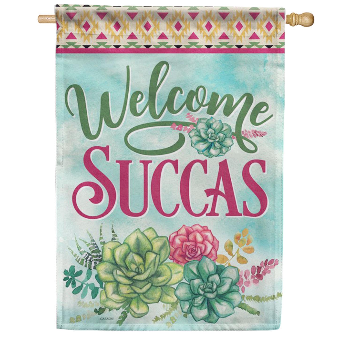 Welcome Succas House Flag