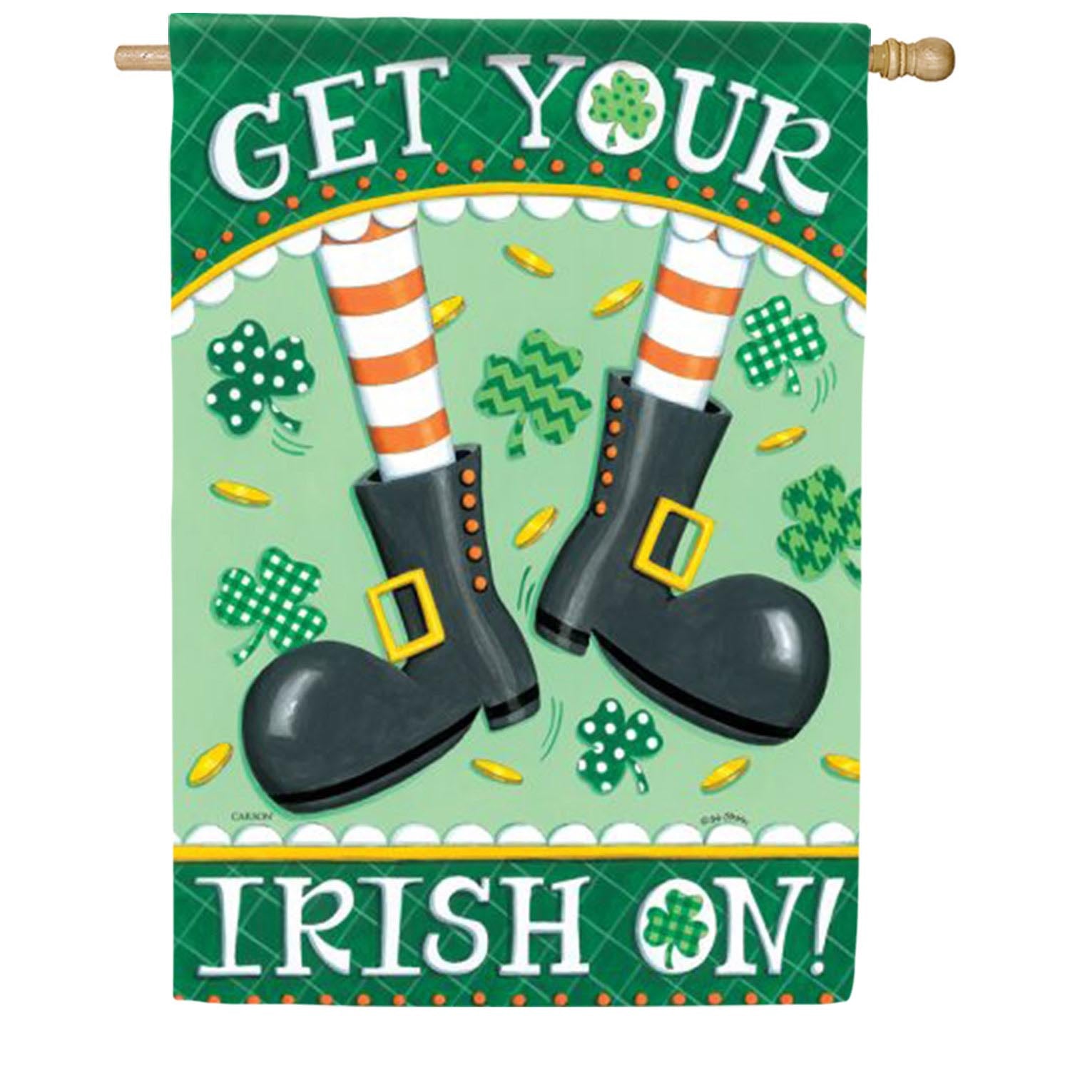 Get Your Irish On House Flag