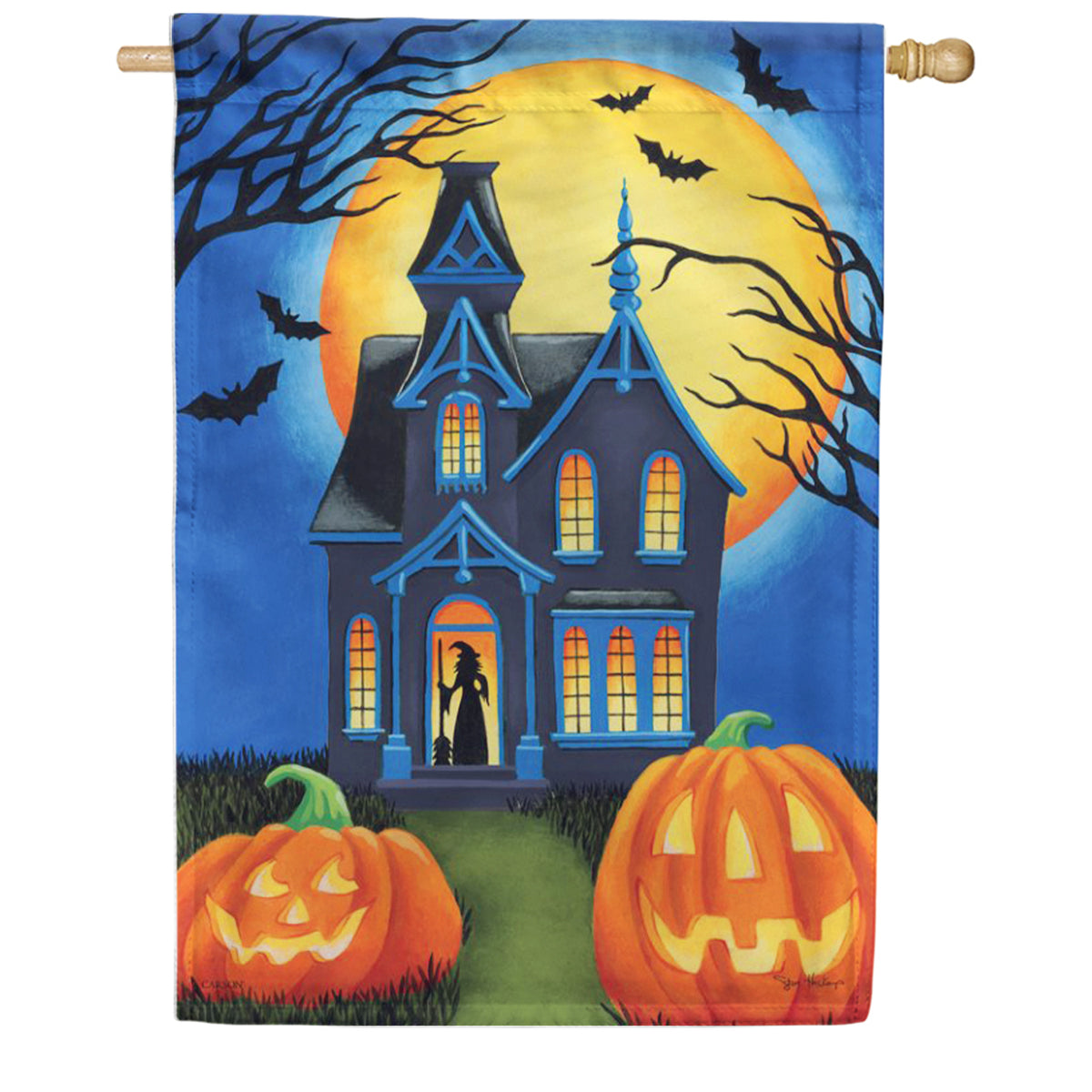 Carson Haunted House House Flag