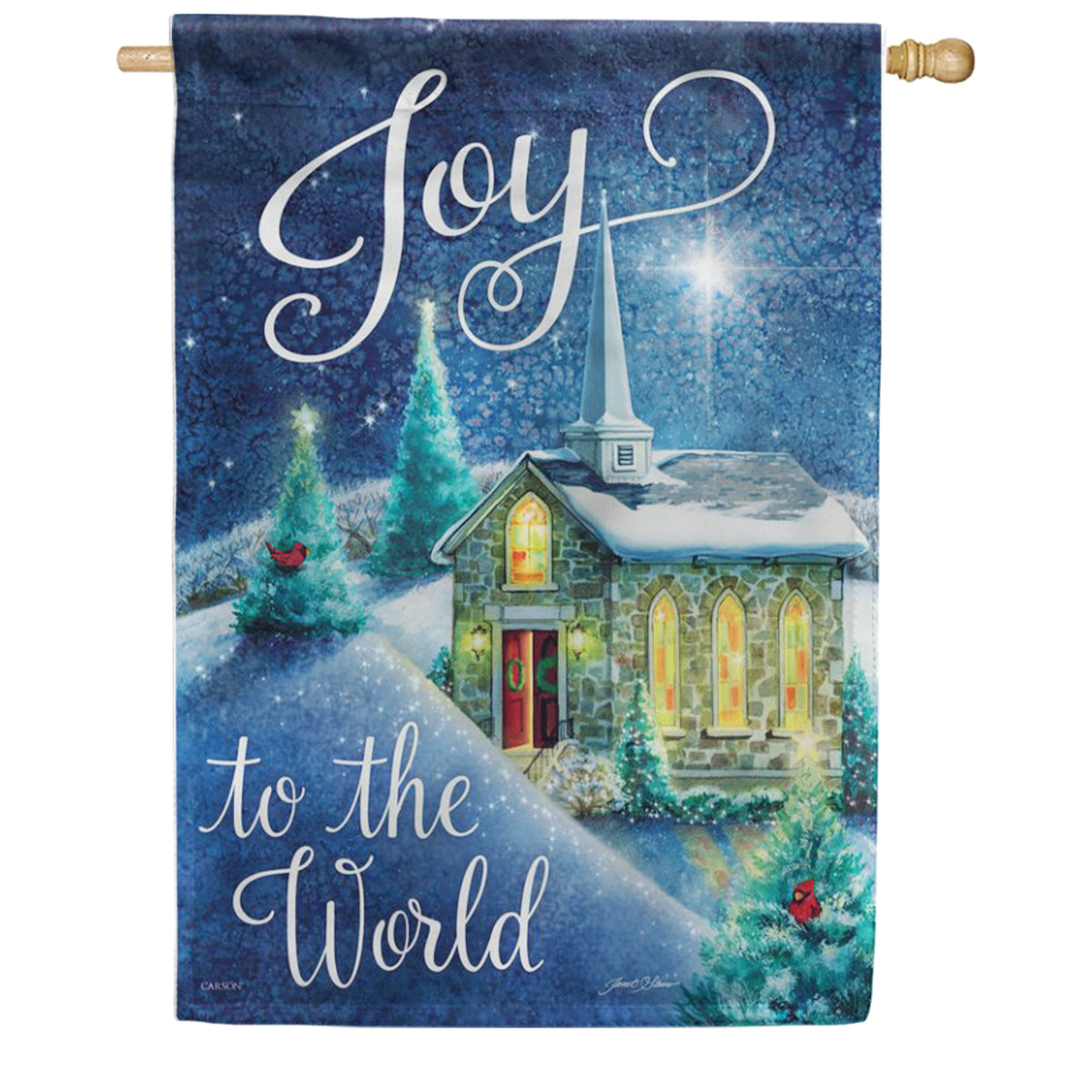 Joy to the World Church House Flag