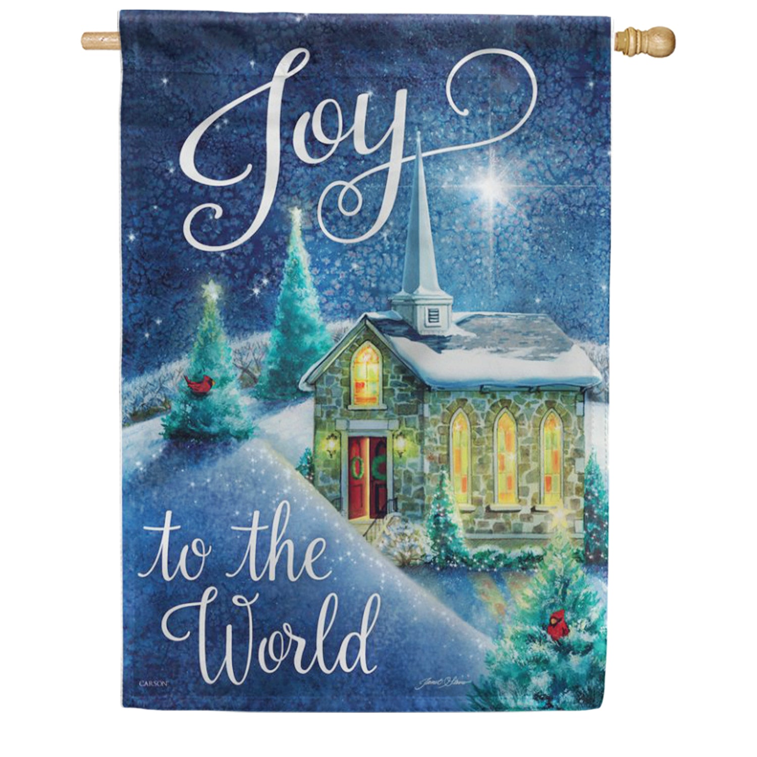 Joy to the World Church House Flag