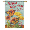 Autumn Monarchs House Flag