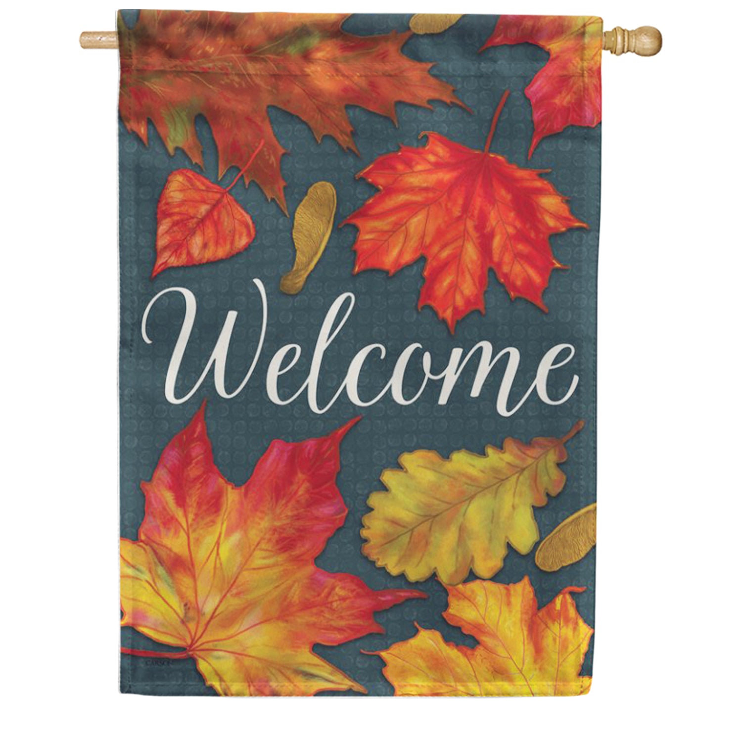 Scattered Leaves House Flag