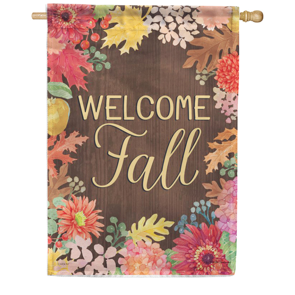 Velvet Blooms House Flag