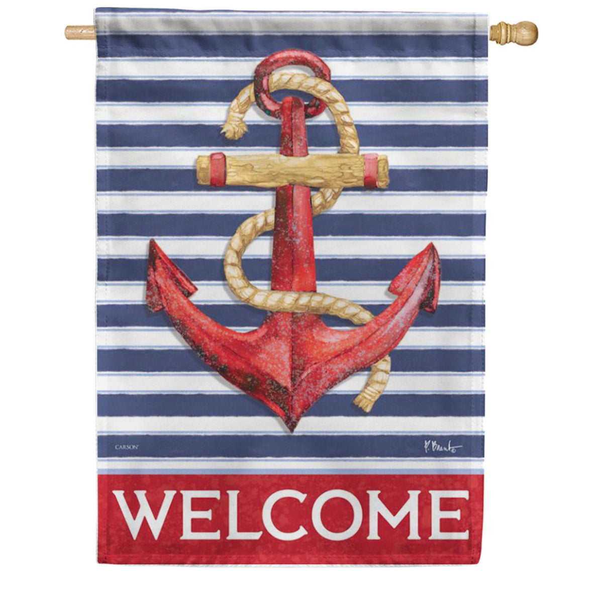 Carson House Flag - Anchor House Flag