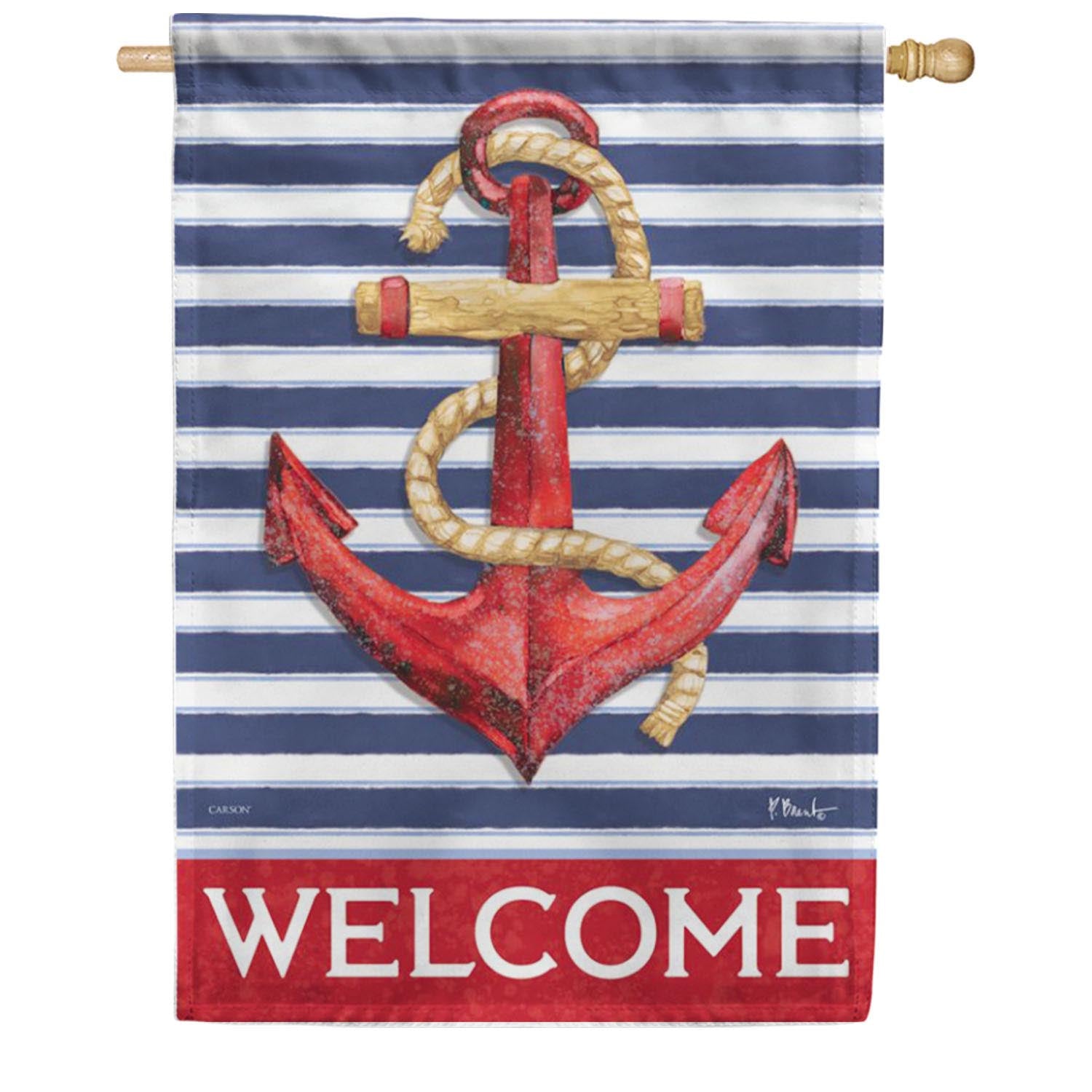 Carson House Flag - Anchor House Flag