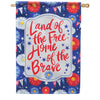 Carson House Flag - USA Daisy House Flag