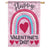 Carson House Flag - Valentine Rainbow House Flag