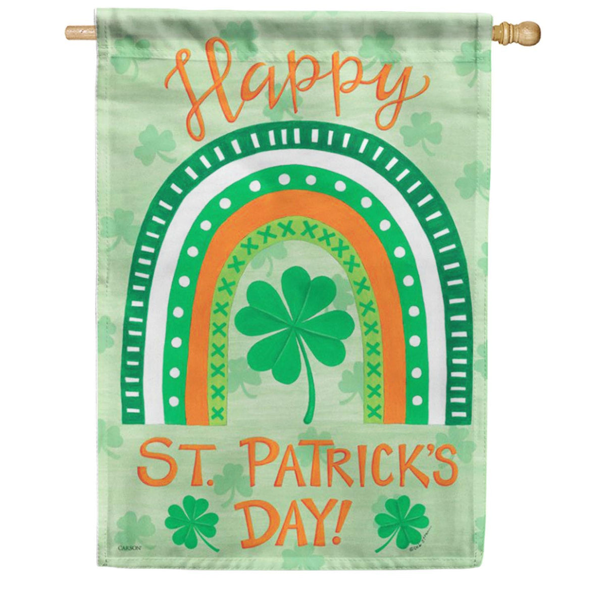 Carson House Flag - St. Pat's Rainbow House Flag