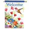 Carson House Flag - Garden Hummingbird House Flag