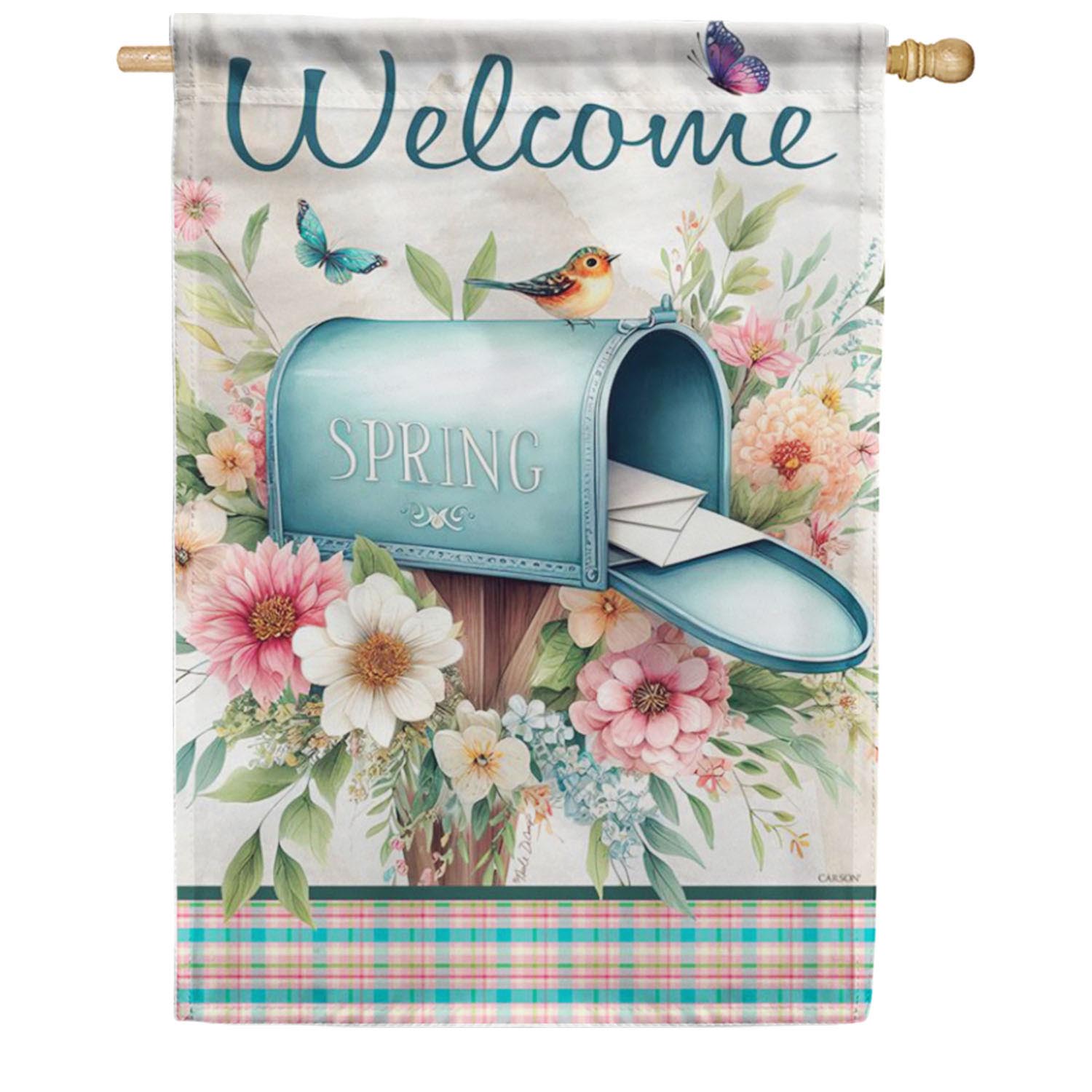 Spring Delivery House Flag