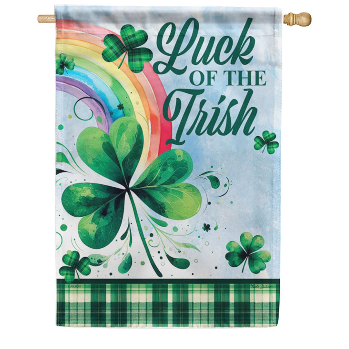 Carson House Flag - Luck of the Irish House Flag