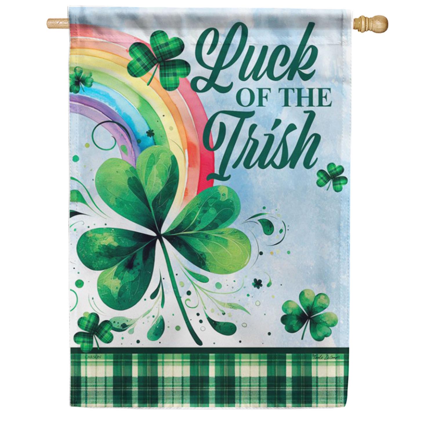 Carson House Flag - Luck of the Irish House Flag