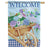 Carson House Flag - Wheelbarrow & Flowers House Flag
