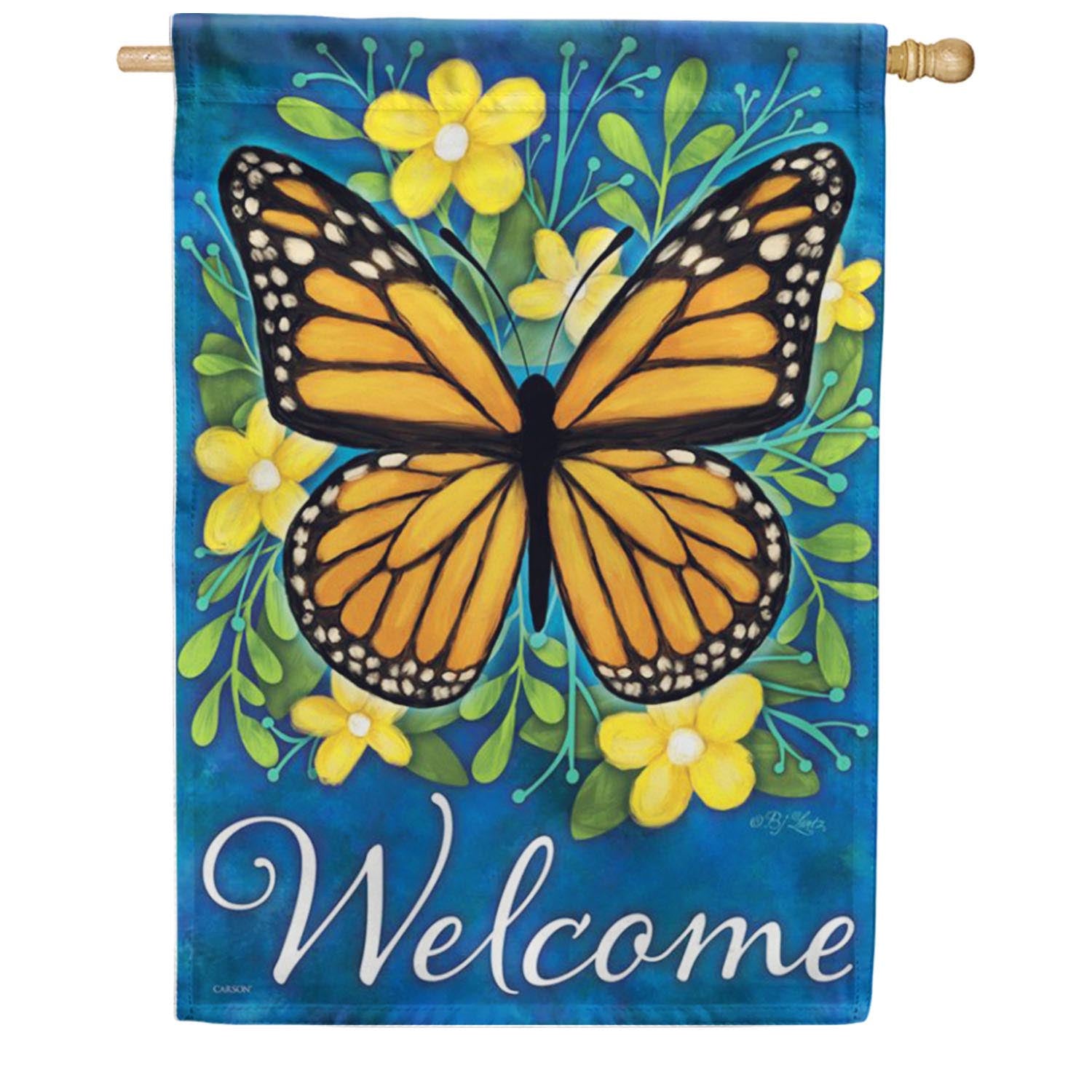 Monarch Morning Double Sided House Flag