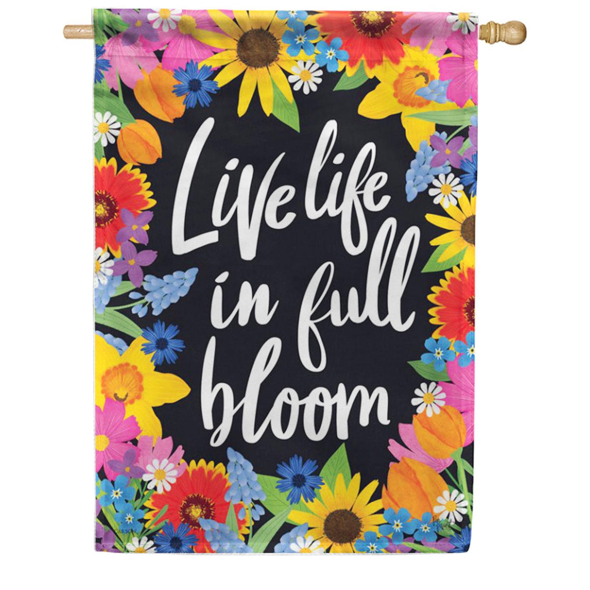Full Bloom House Flag