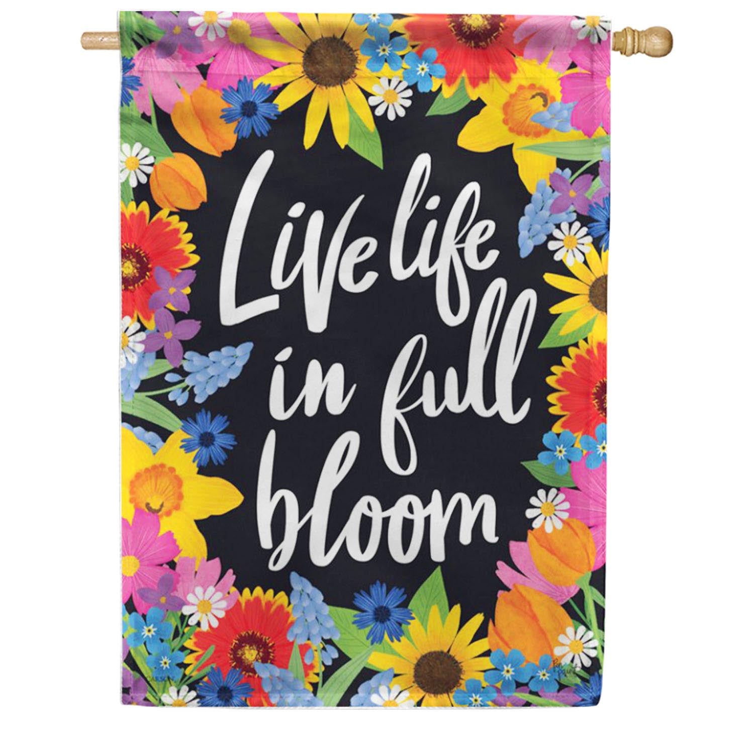 Full Bloom House Flag