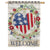 Patriotic Heart House Flag