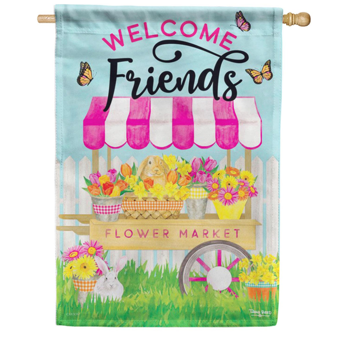 Flower Market House Flag