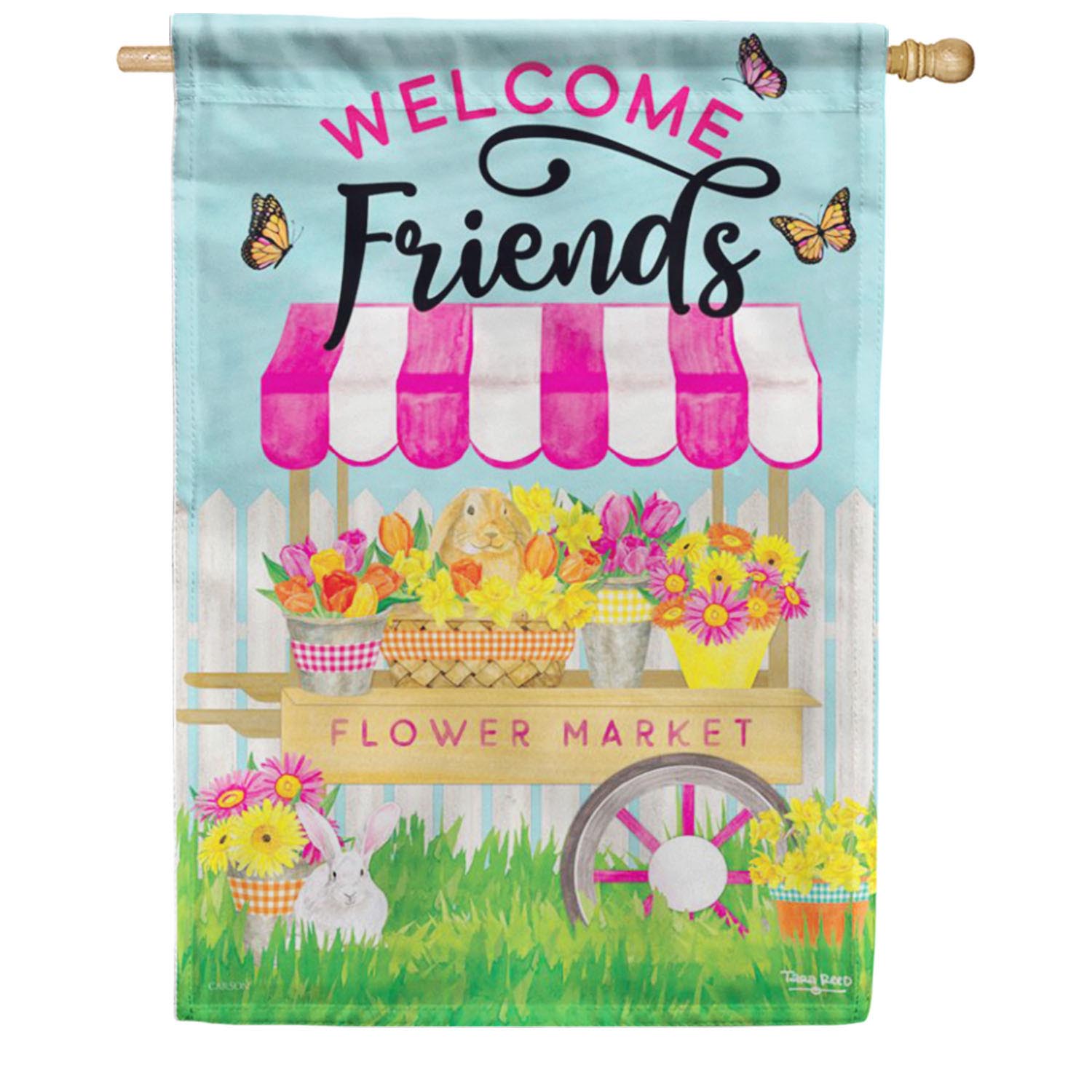 Flower Market House Flag