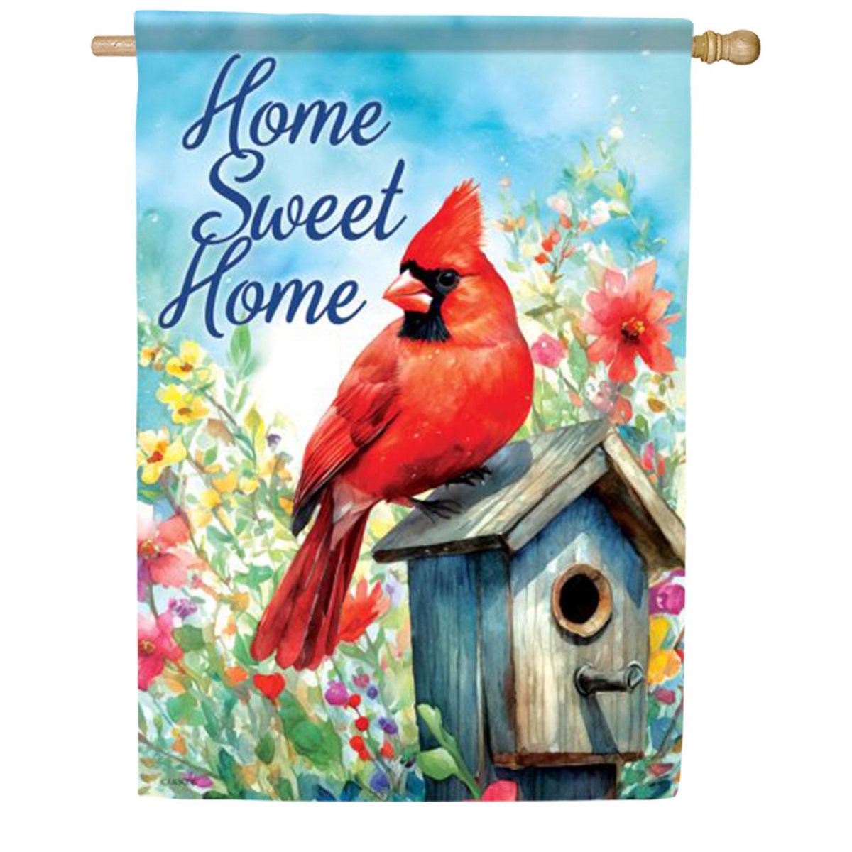 Cardinal Home House Flag