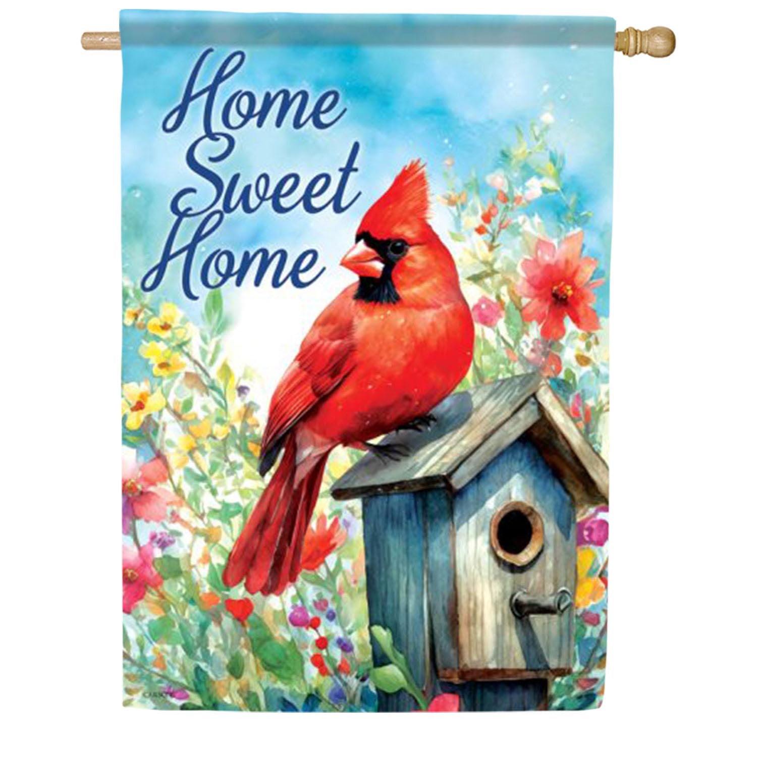 Cardinal Home House Flag