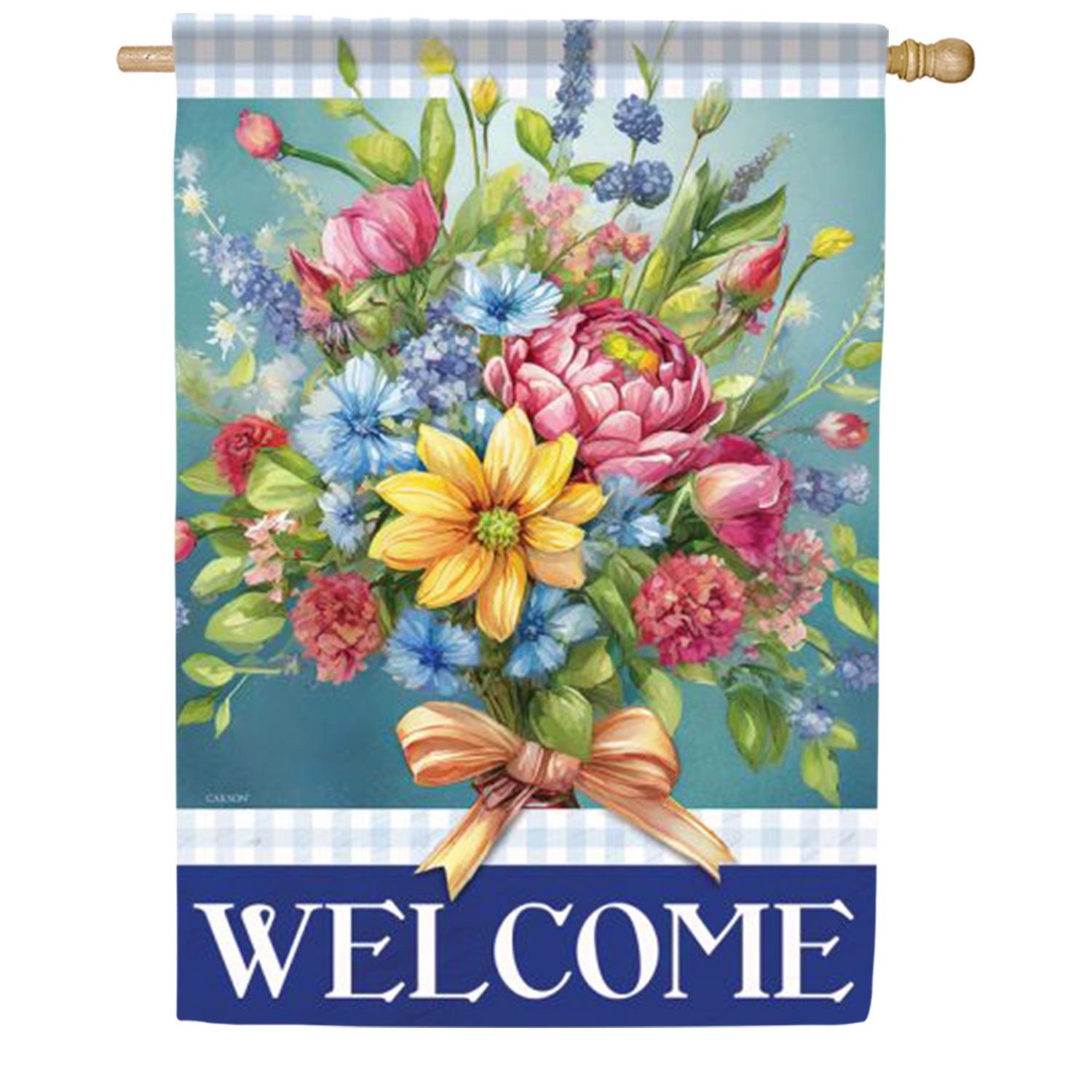 Bountiful Bouquet House Flag
