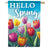 Spring Tulips House Flag