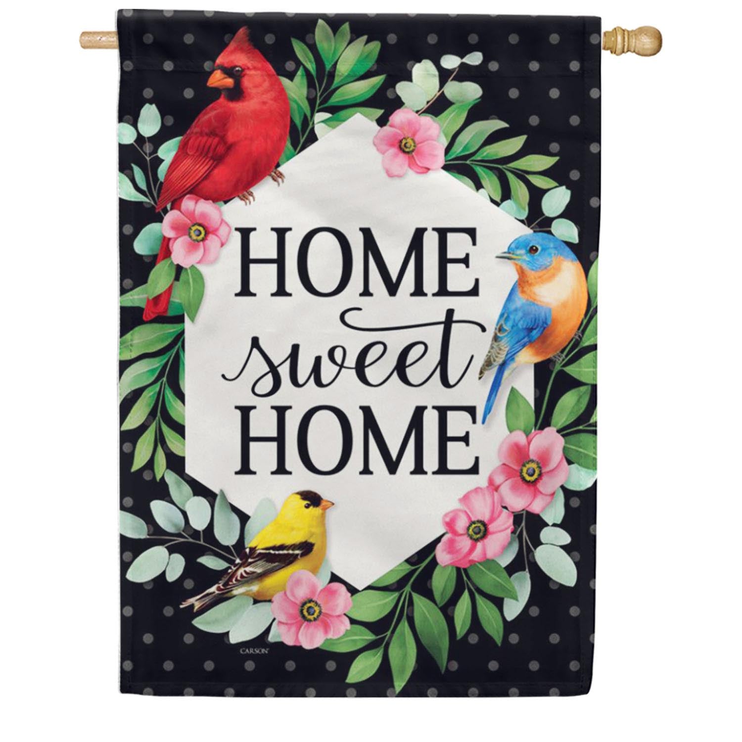 Classic Songbirds House Flag