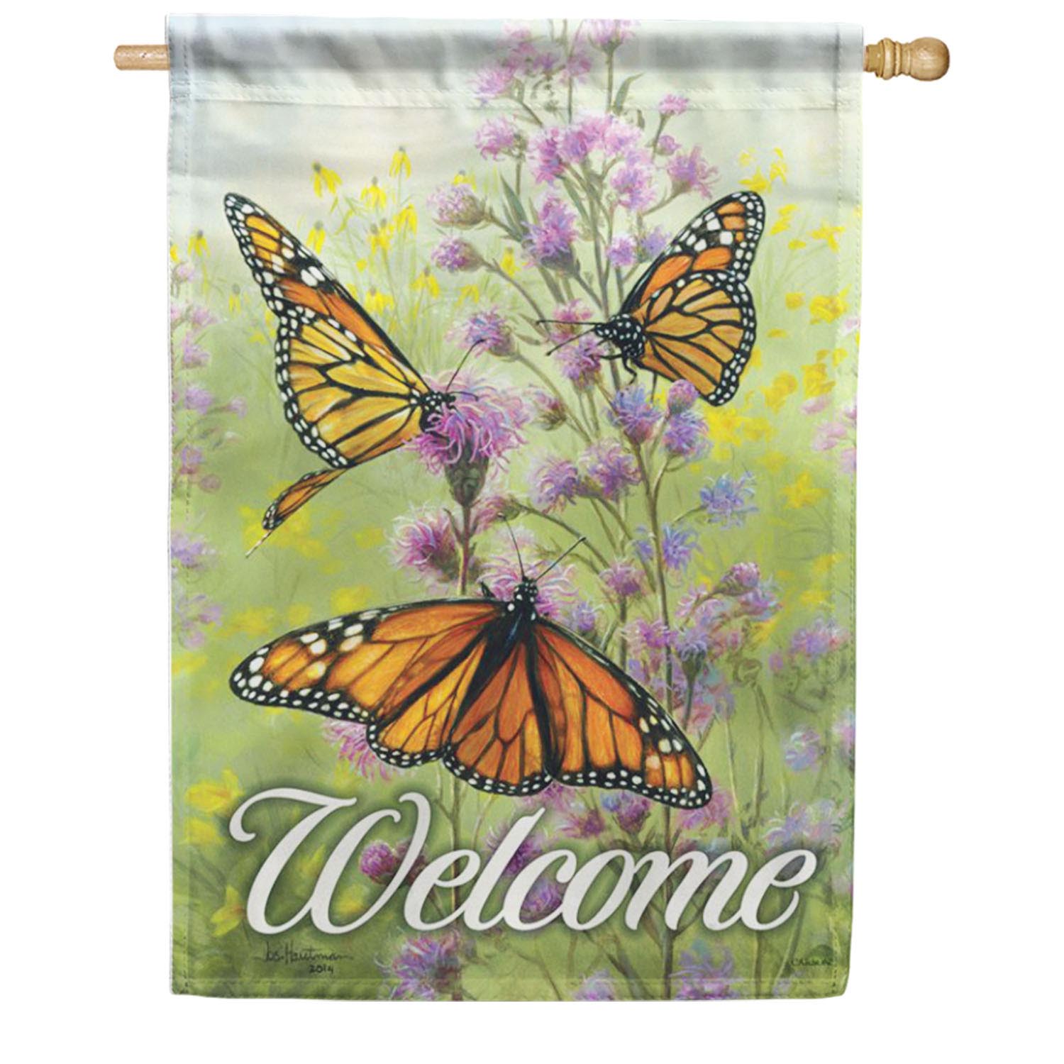 Monarch & Blazing Star House Flag