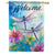 Dragonfly Splash House Flag