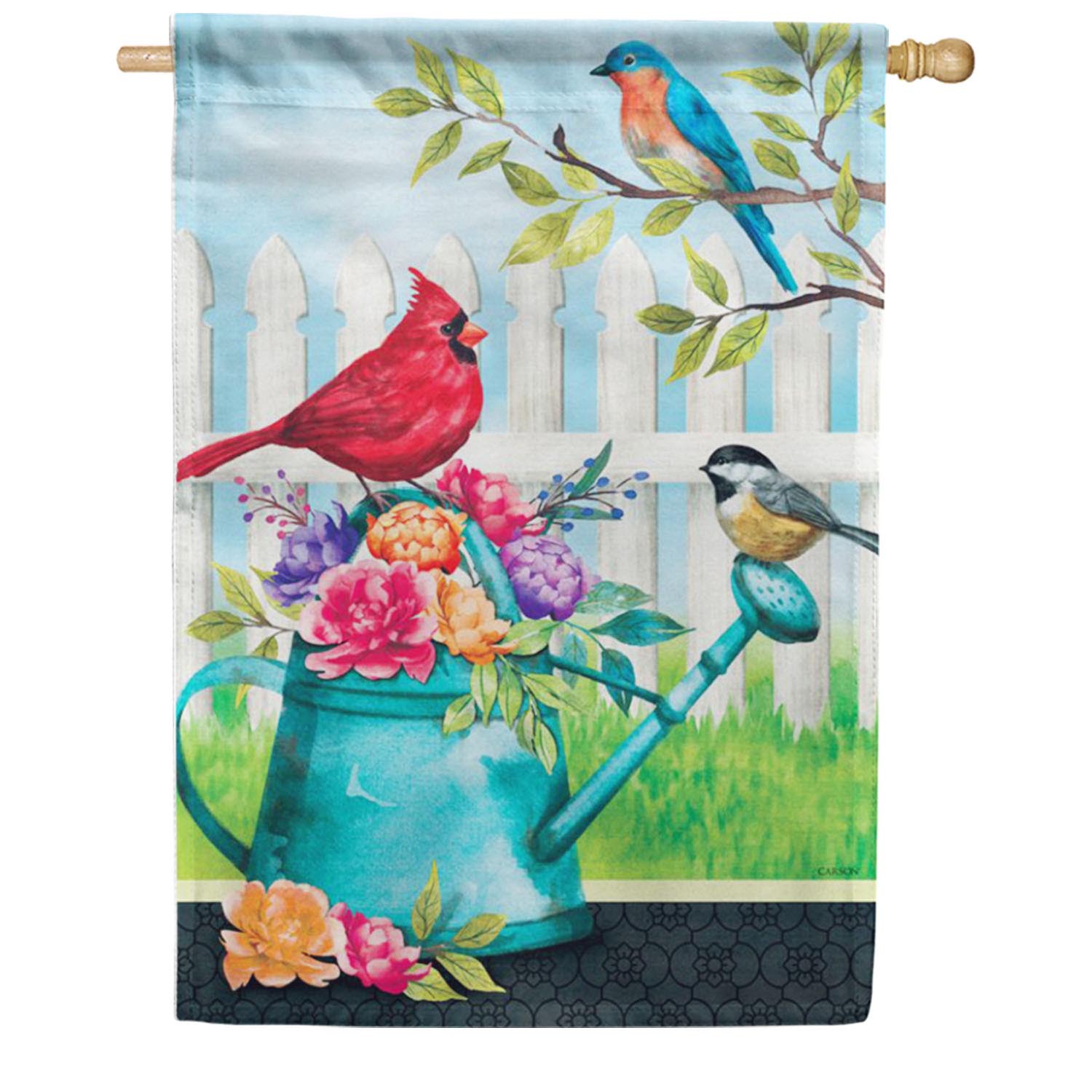 Songbird Garden House Flag