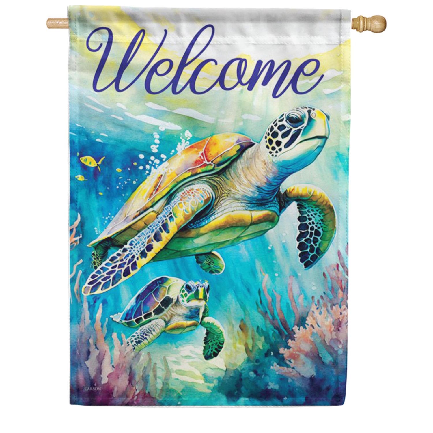 Sea Turtles House Flag