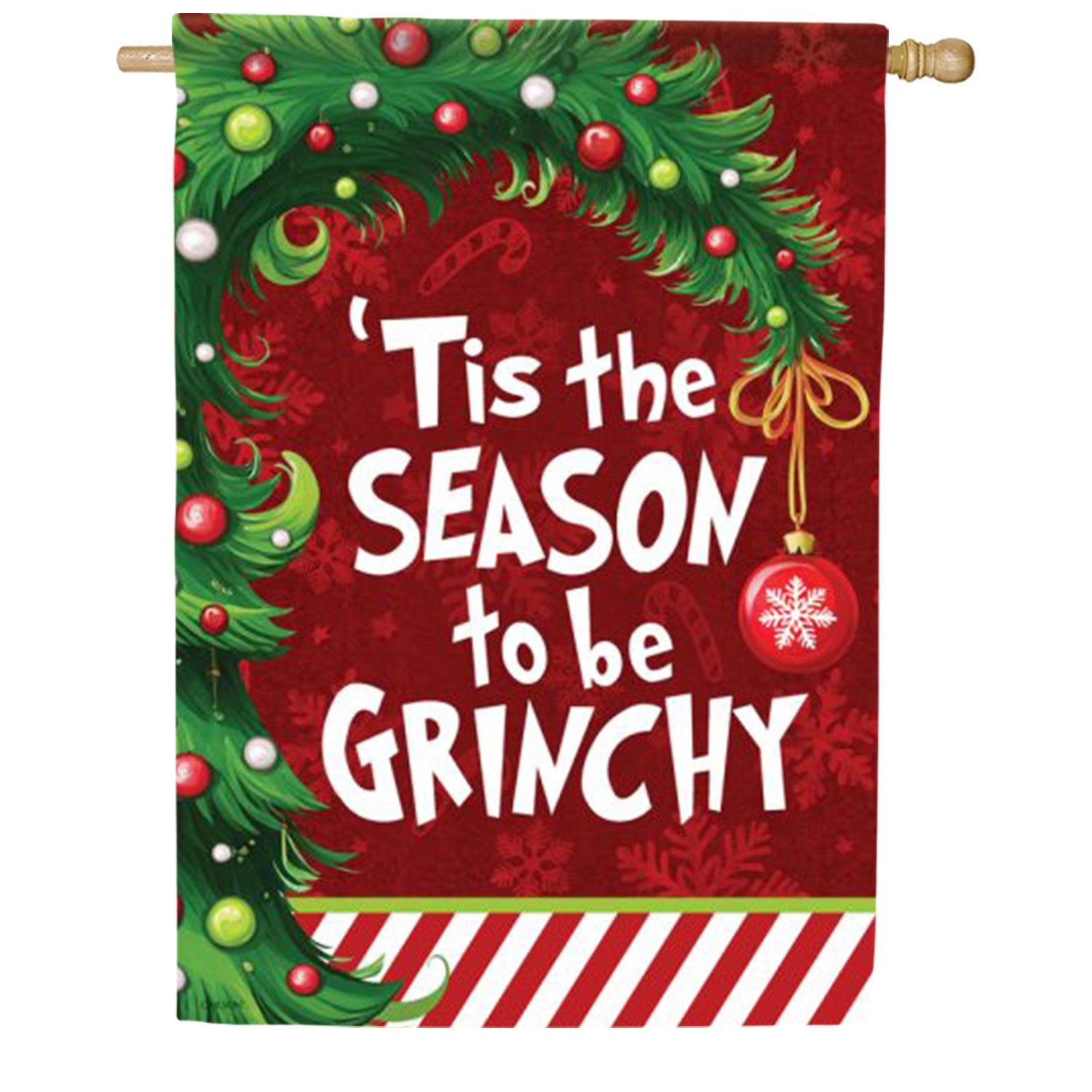 Carson No Grinches House Flag