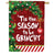 Carson No Grinches House Flag