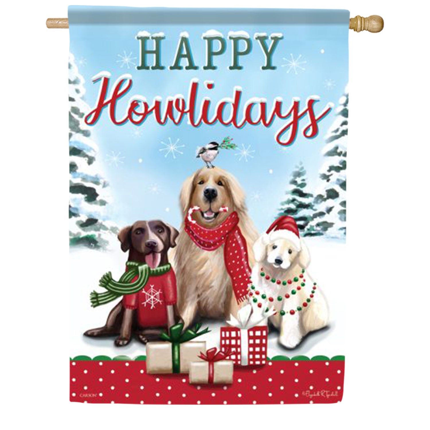 Carson Howlidays House Flag