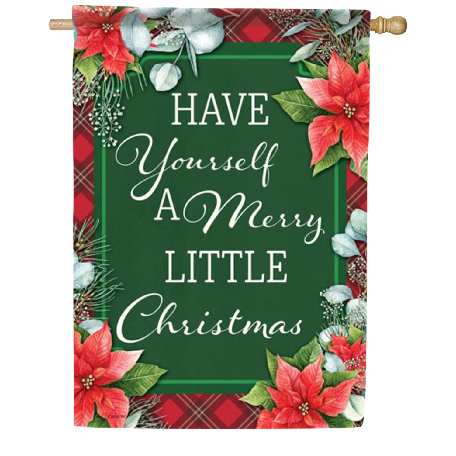 Carson Little Christmas House Flag