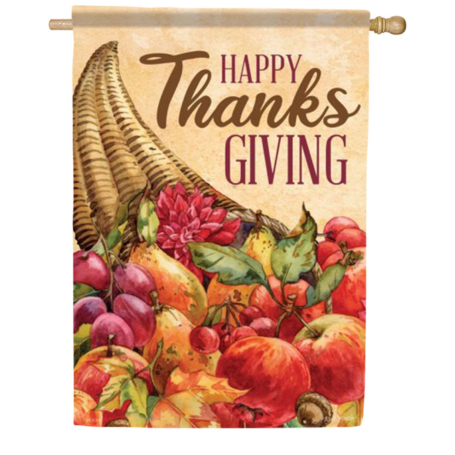 Thanksgiving House Flag