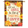 Thanks & Givings House Flag