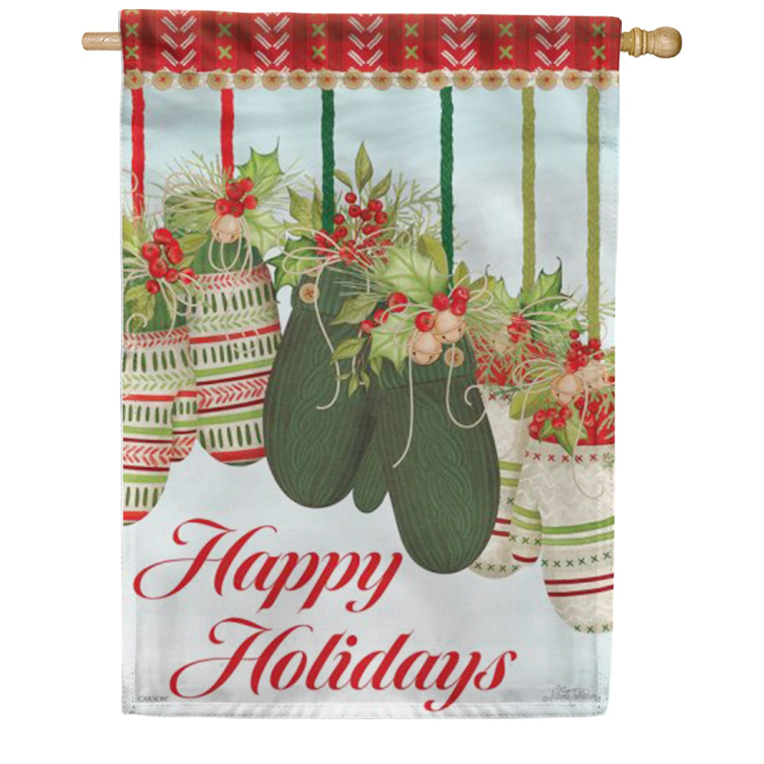 Seasonal Gloves House Flag