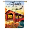 Thanks To The Lord House Flag
