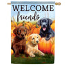 Welcome Pups House Flag