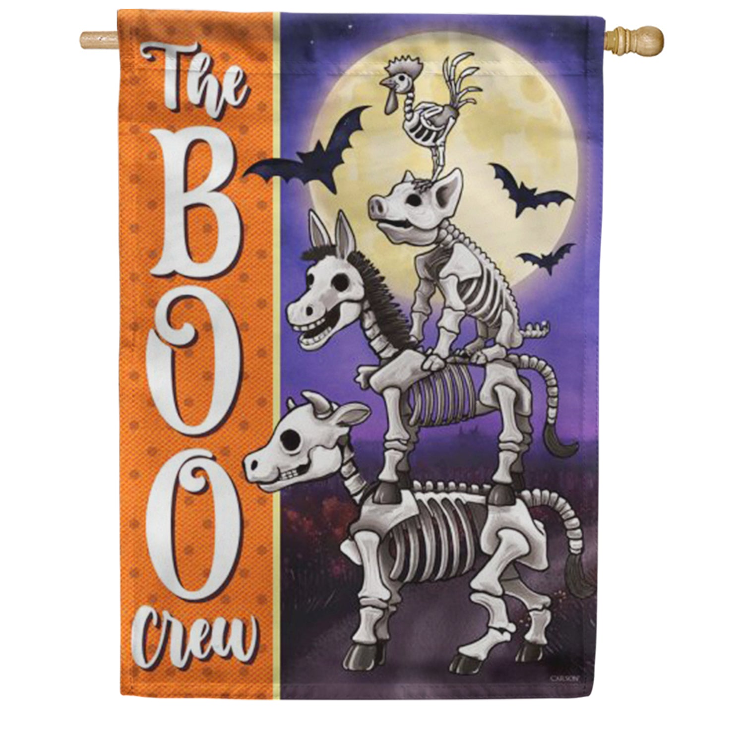 The Boo Crew House Flag
