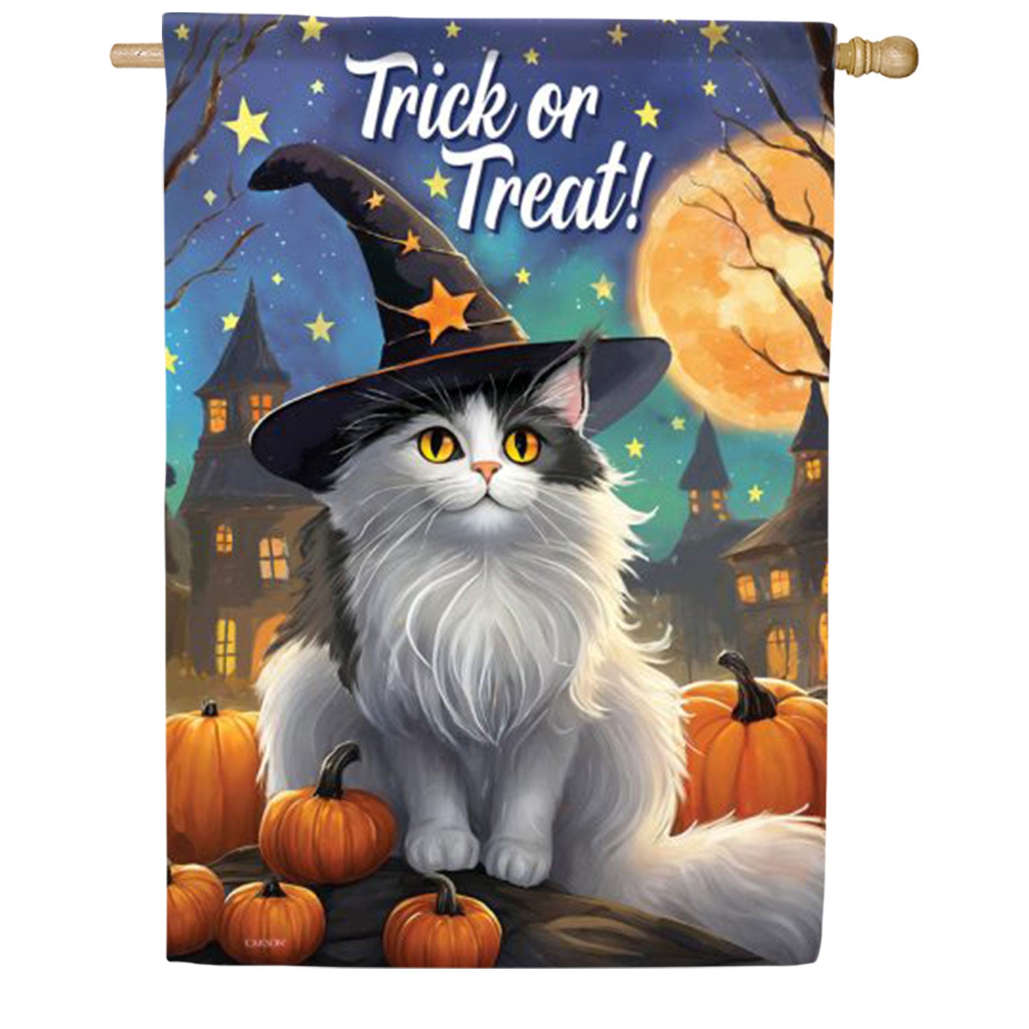 Treat Cat House Flag