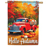 Harvest Truck House Flag