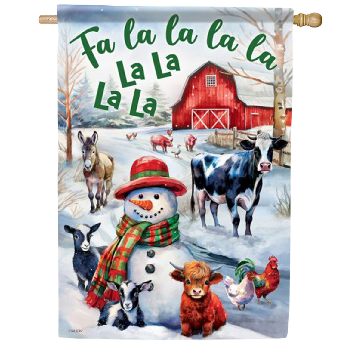 Fa La La La La House Flag