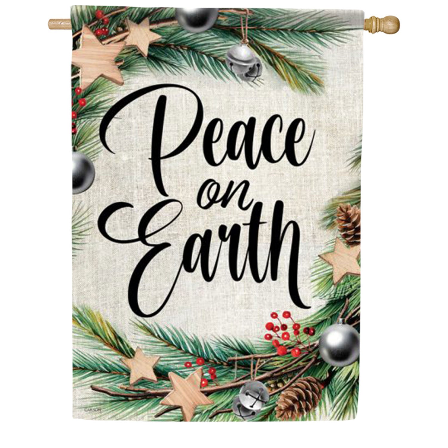 Peace On Earth House Flag