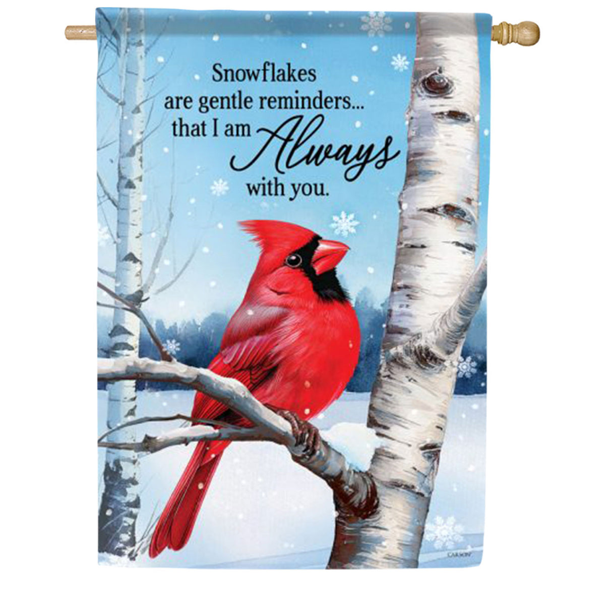 Always With You Cardinal House Flag