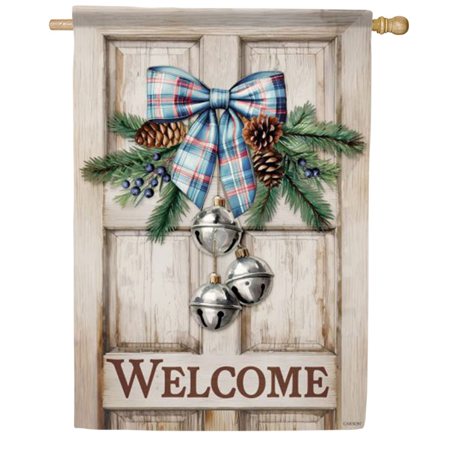 Welcome Door House Flag